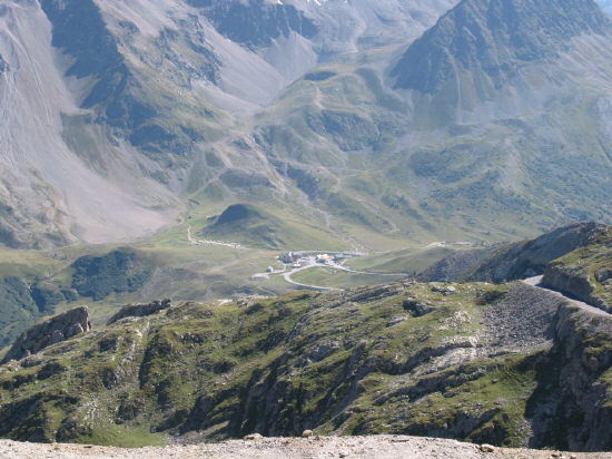 Blick zurück auf den Col du Lautaret