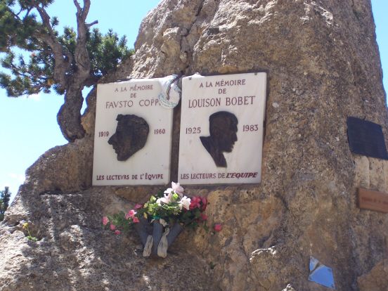 Denkmal Fausto Coppi / Louison Bobet