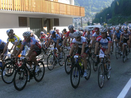 Alleghe, Etappenstart Jeantex Transalp