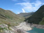 Lac de Grand´Maison, Blick auf den Col du Glandon