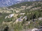 Aufstieg Col de Restefond, bei le Rochas
