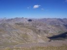 Cime de la Bonette, Blick nach Osten (Col de Raspaillon)