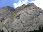 Aufstieg Passo Sella Joch